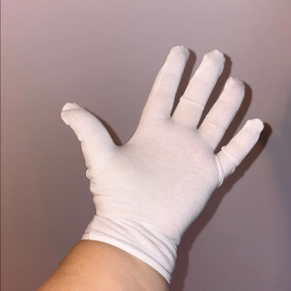 Unbranded White Church Dress Up Short Gloves